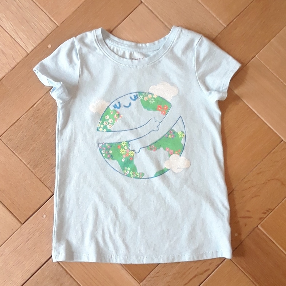 Earth Love Cat & Jack Blue Toddler T Shirt 5T